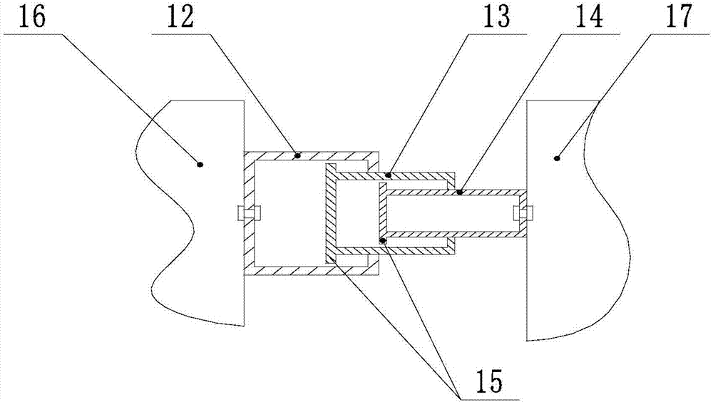 Fiber fixing clamp suitable for fixation of inclined planes