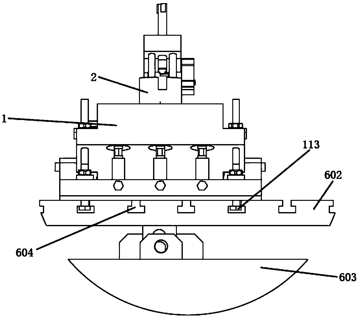 Tiny laval hole micro electrode electric spark machining device and assembling and machining method