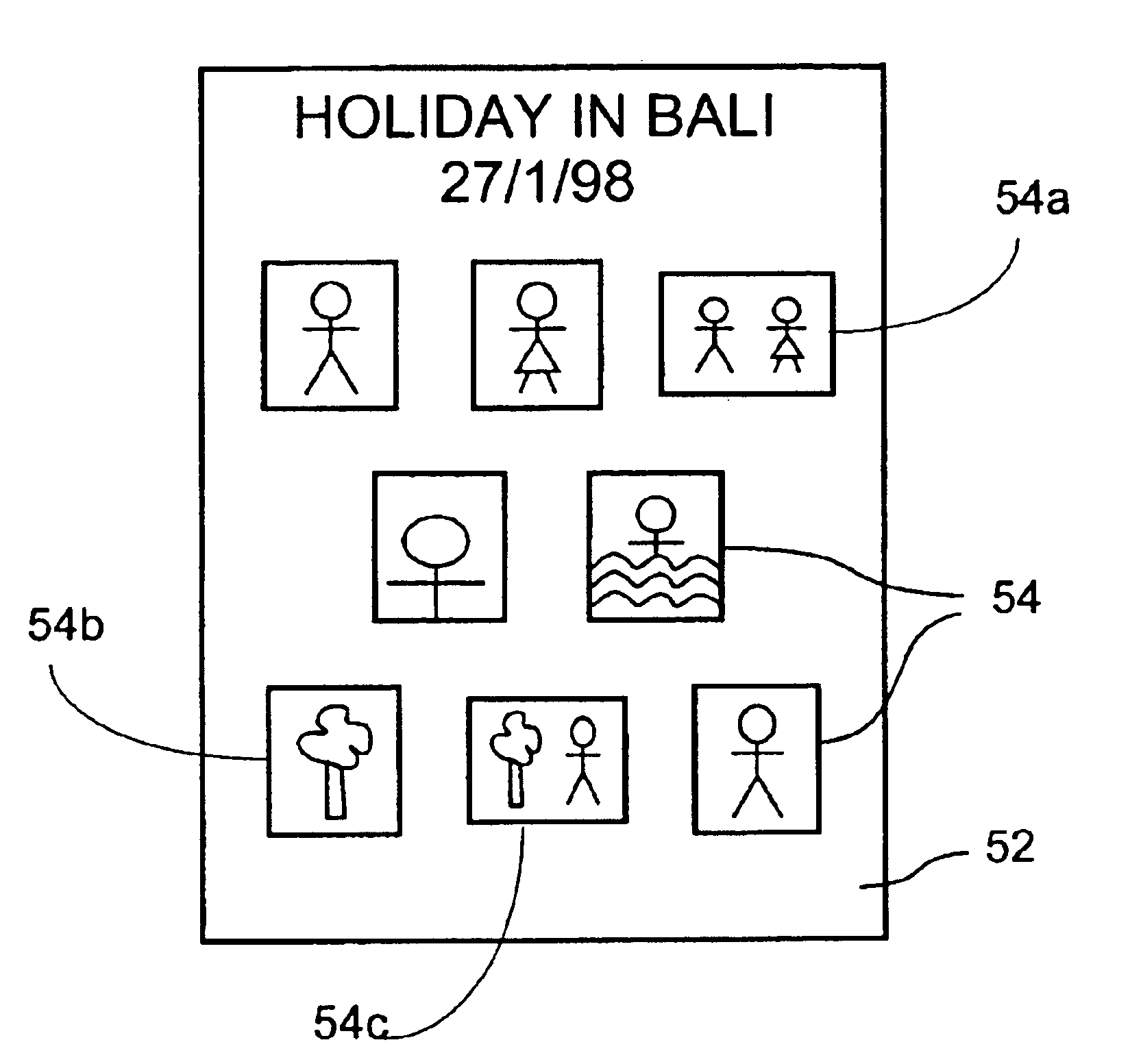 User programmable smart card interface system for an image album