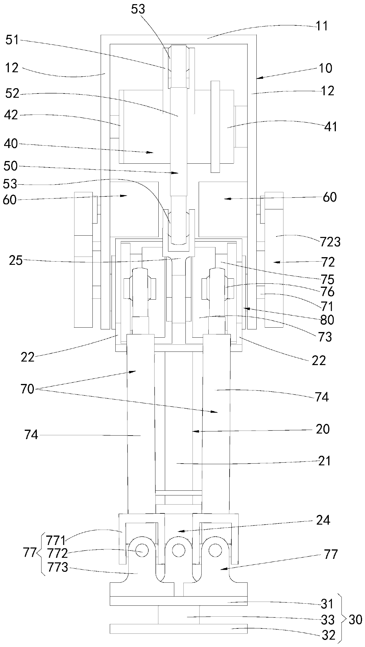 Humanoid robot and leg structure thereof