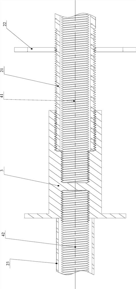 Installation anchoring device of composite heat preservation formwork and using method of installation anchoring device