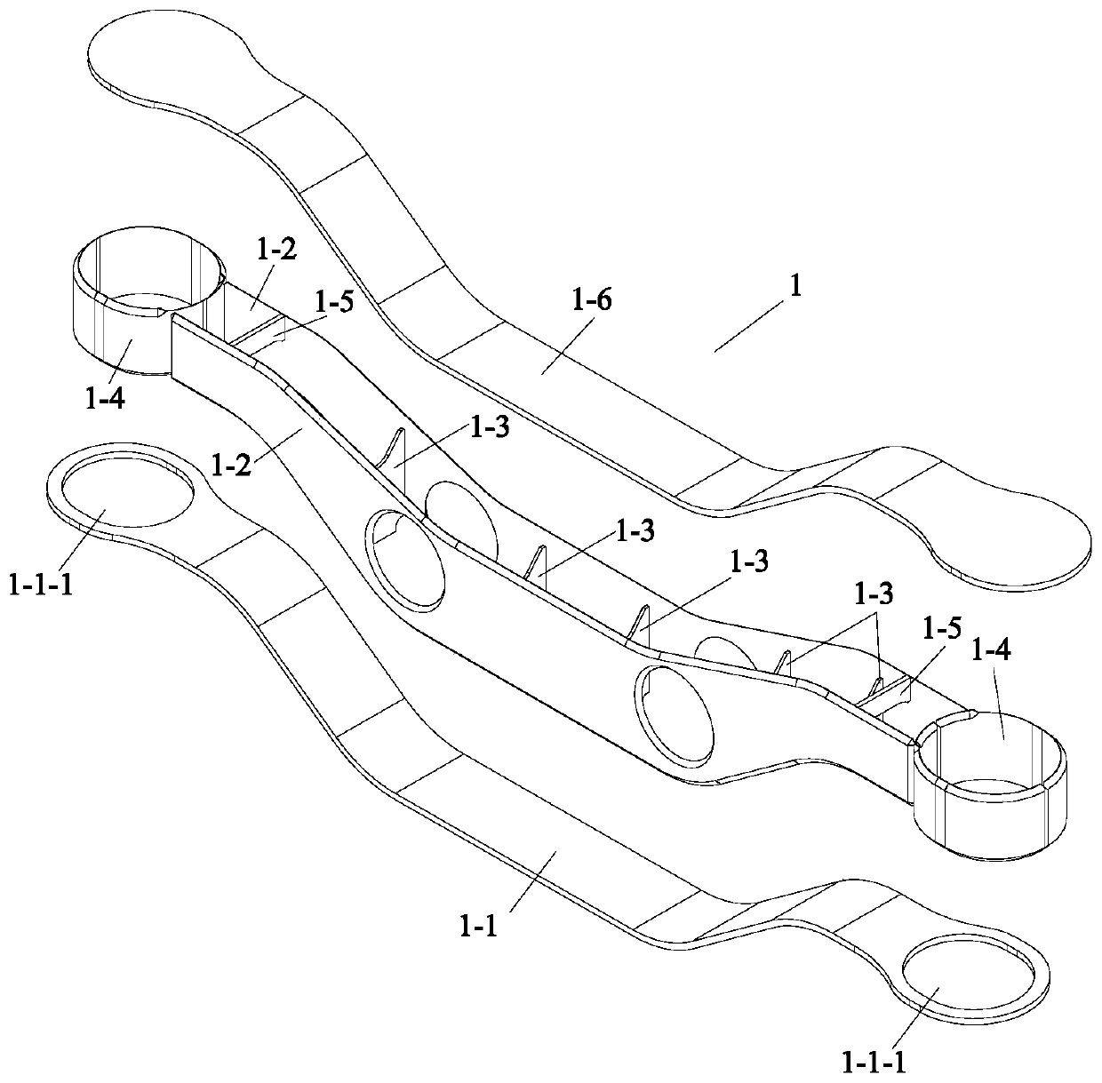 Passenger train framework side frame welding positioning tooling