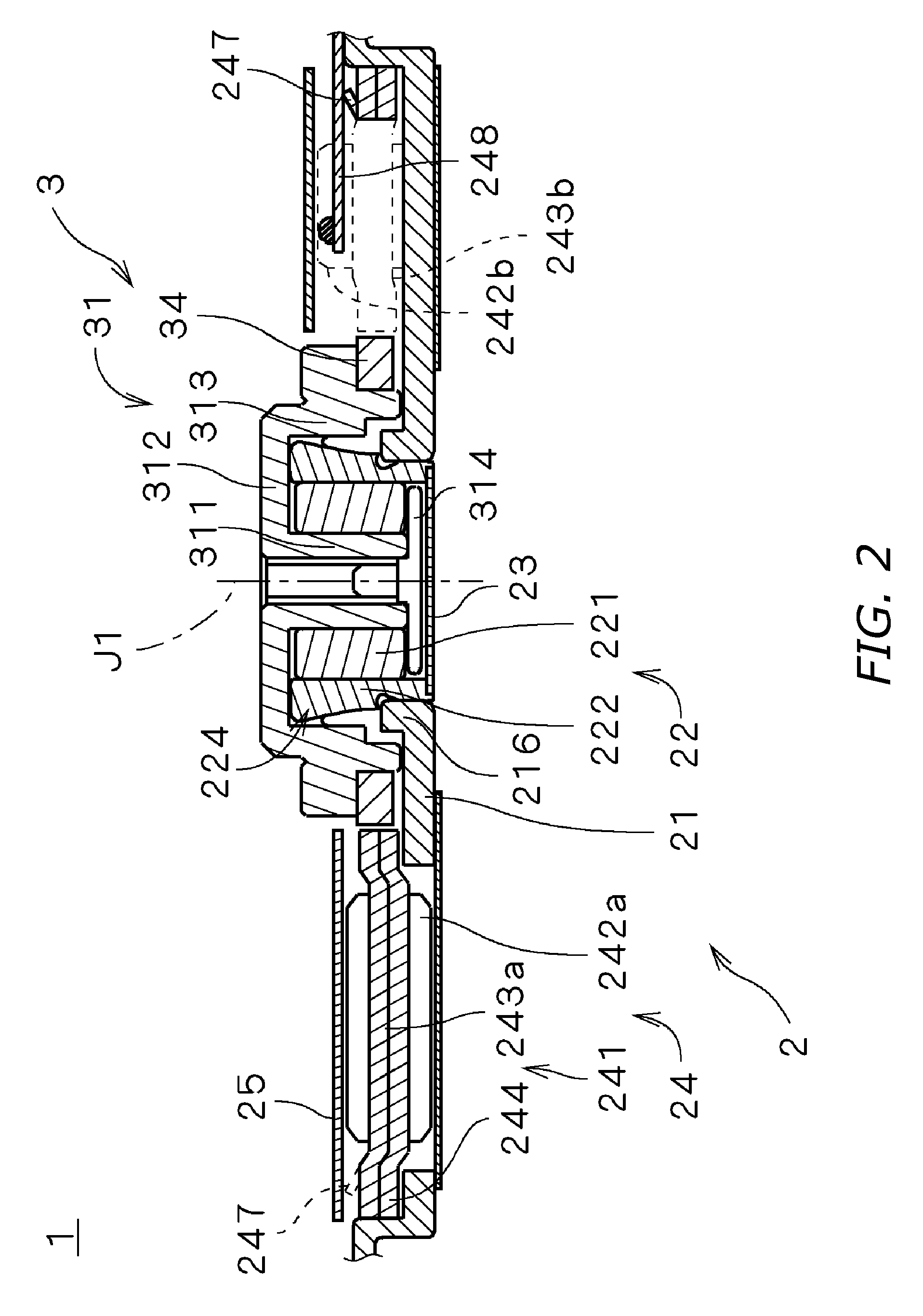 Stator used for recording disk driving motor, recording disk driving motor, and recording disk driving device