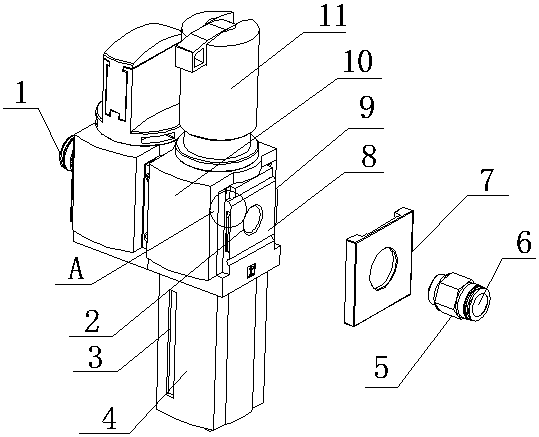 Industrial starting receiver container valve structure