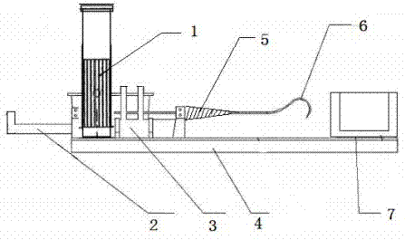 Wire drawing device suitable for disassembling waste motor stator