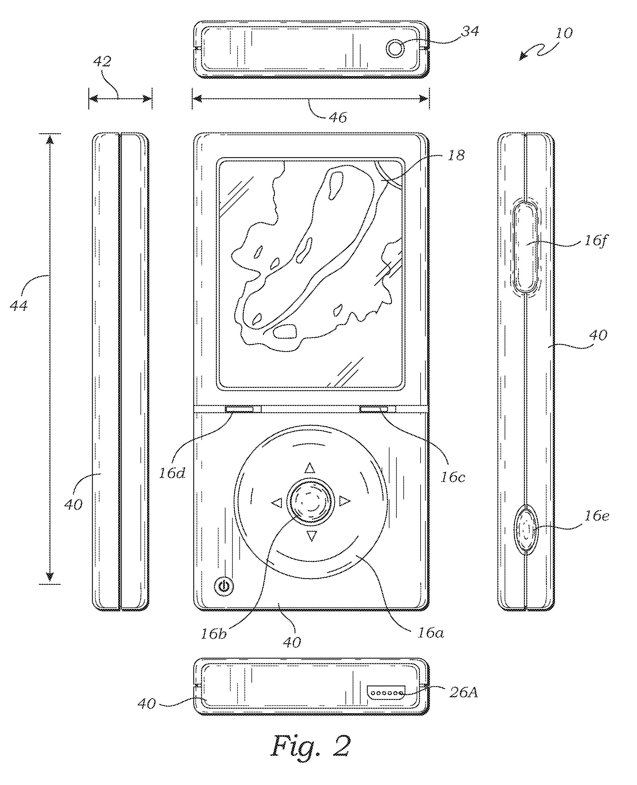 Golf GPS device and system