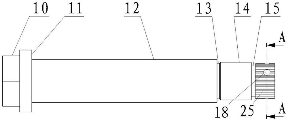 Bolt connecting nut anti-loosening structure