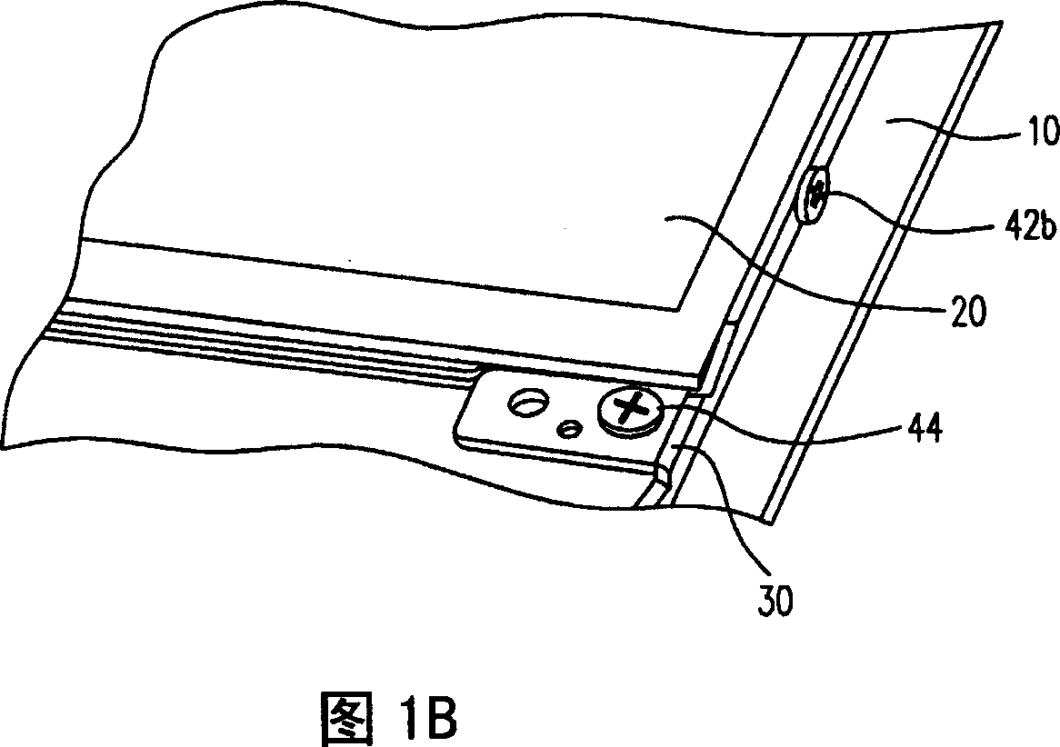 Structure for assembling faceplate