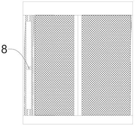 Novel dustproof screen door