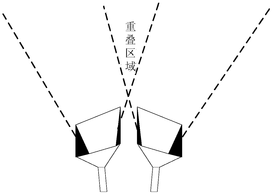 Trans-track inter-satellite antenna based on switching and capturing and tracking method thereof