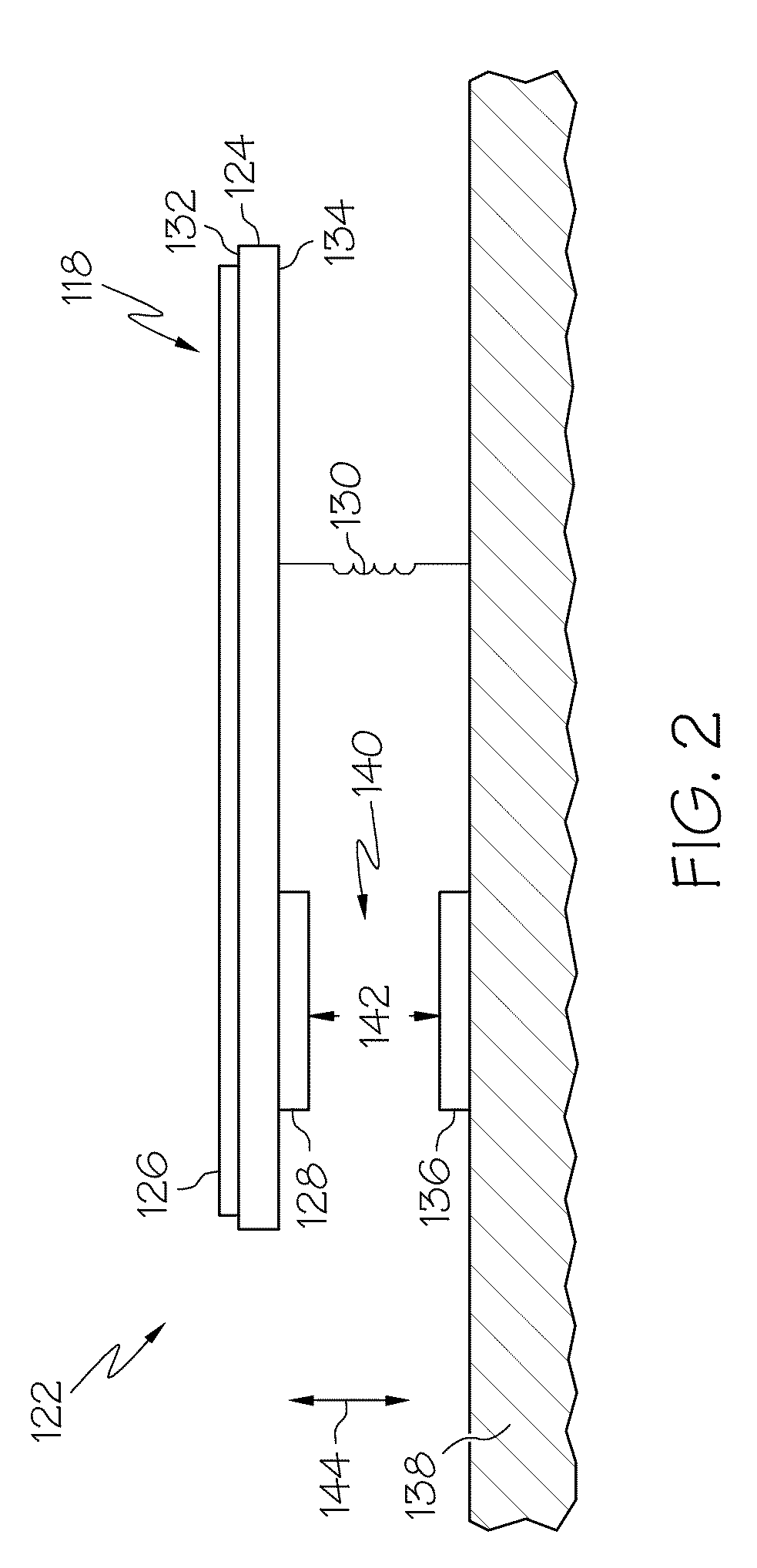 Input device with capacitive force sensor and method for constructing the same