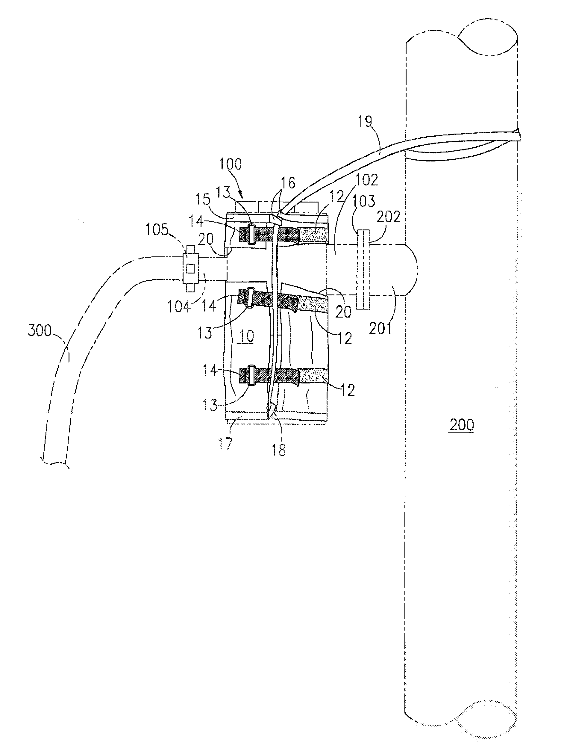 Method and apparatus for retaining a valve to a cement head