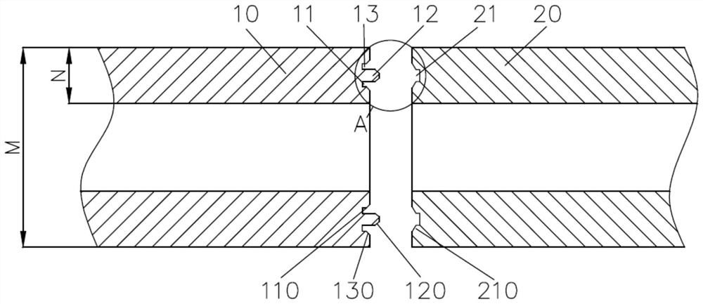 Friction welding method for bidirectional embedding and mechanical reinforcing of heterogeneous materials