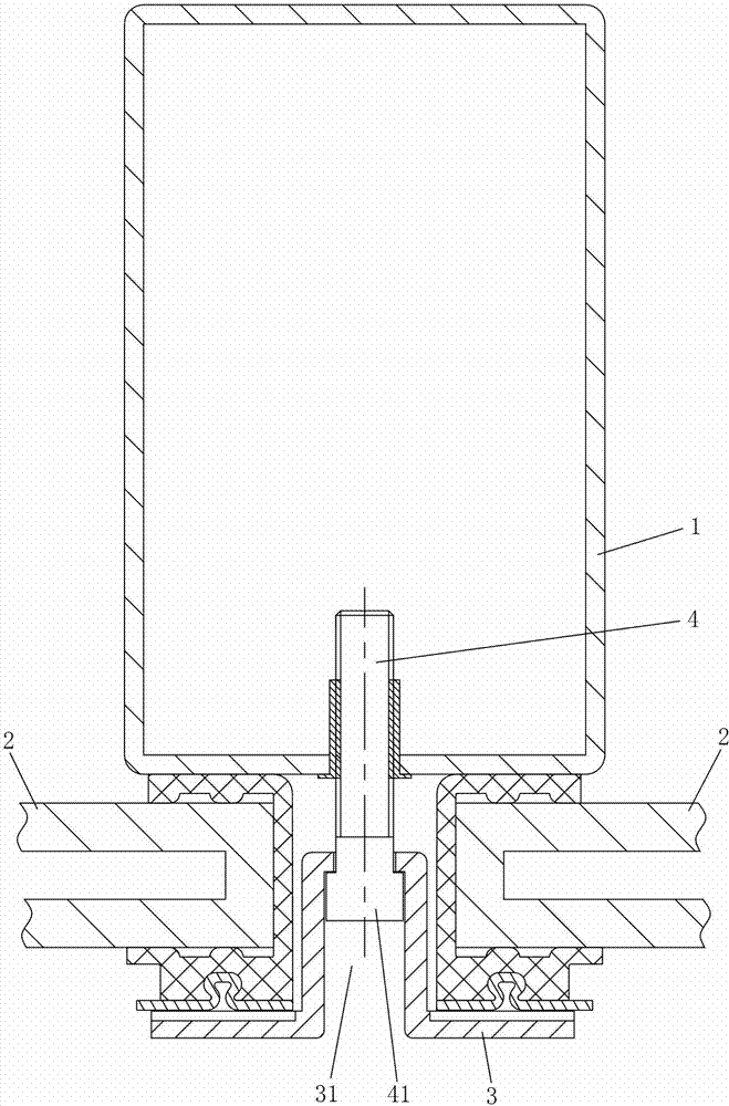 Keel for mounting curtain wall panel