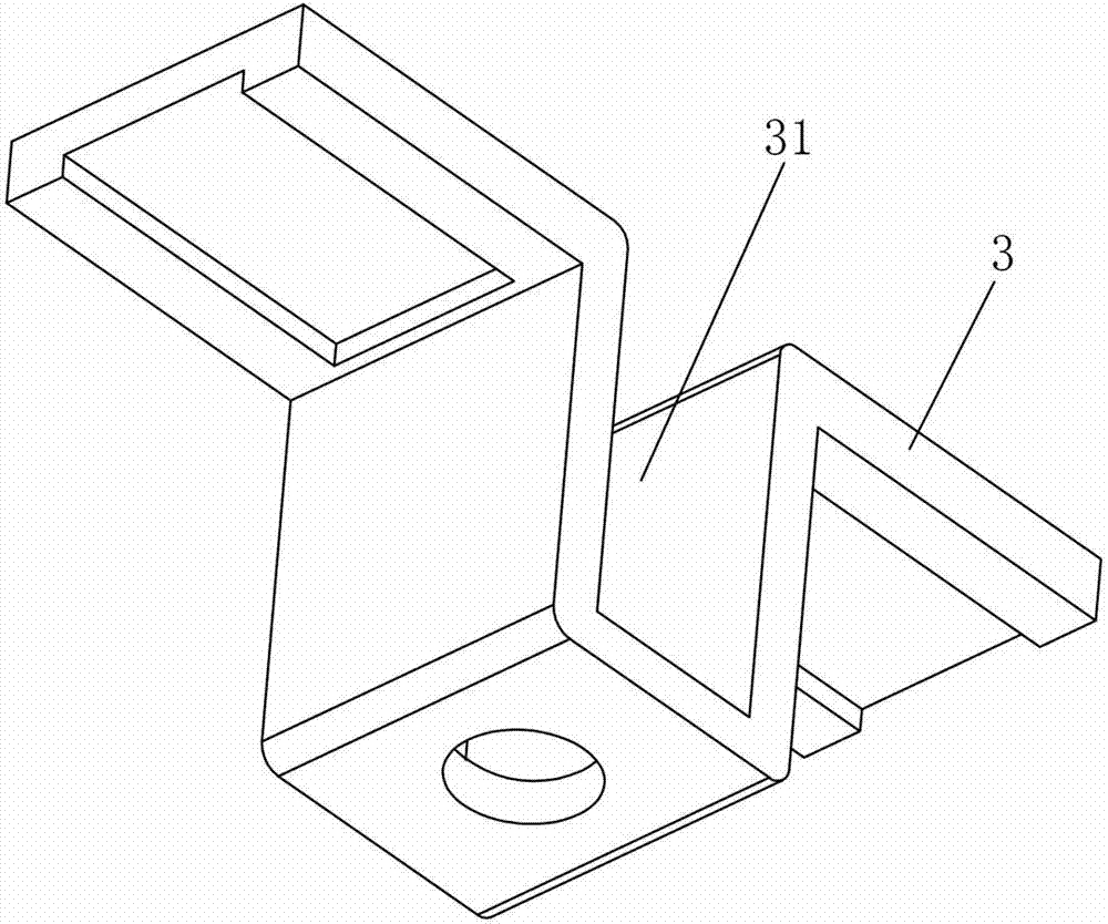 Keel for mounting curtain wall panel