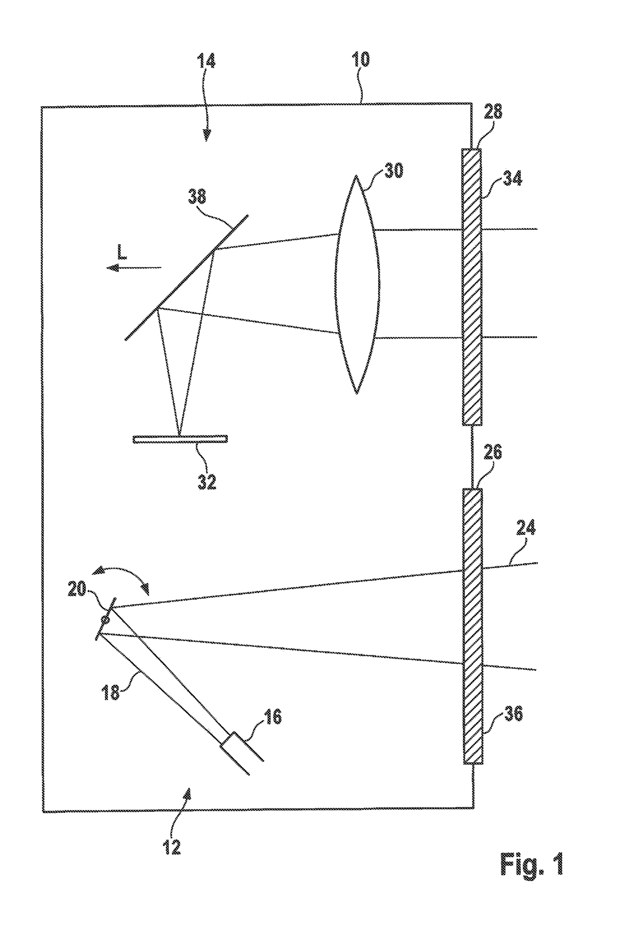 Lidar sensor including an optical filter