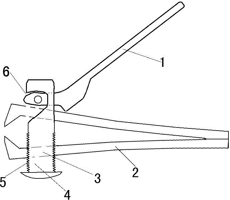 Nail scissor with adjustable blade opening