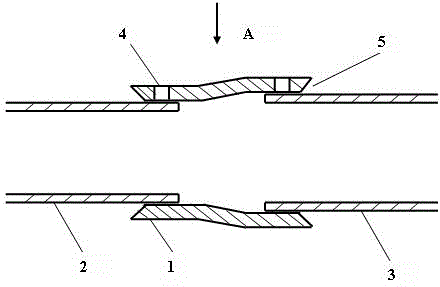 A non-equal-diameter welded butt joint aluminum alloy pipe