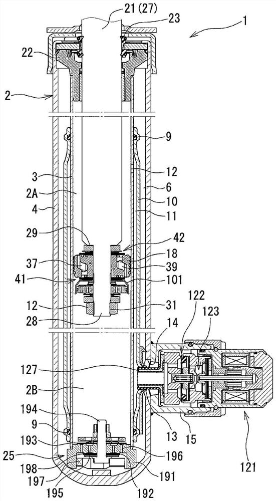 Damping force adjustment type shock absorber