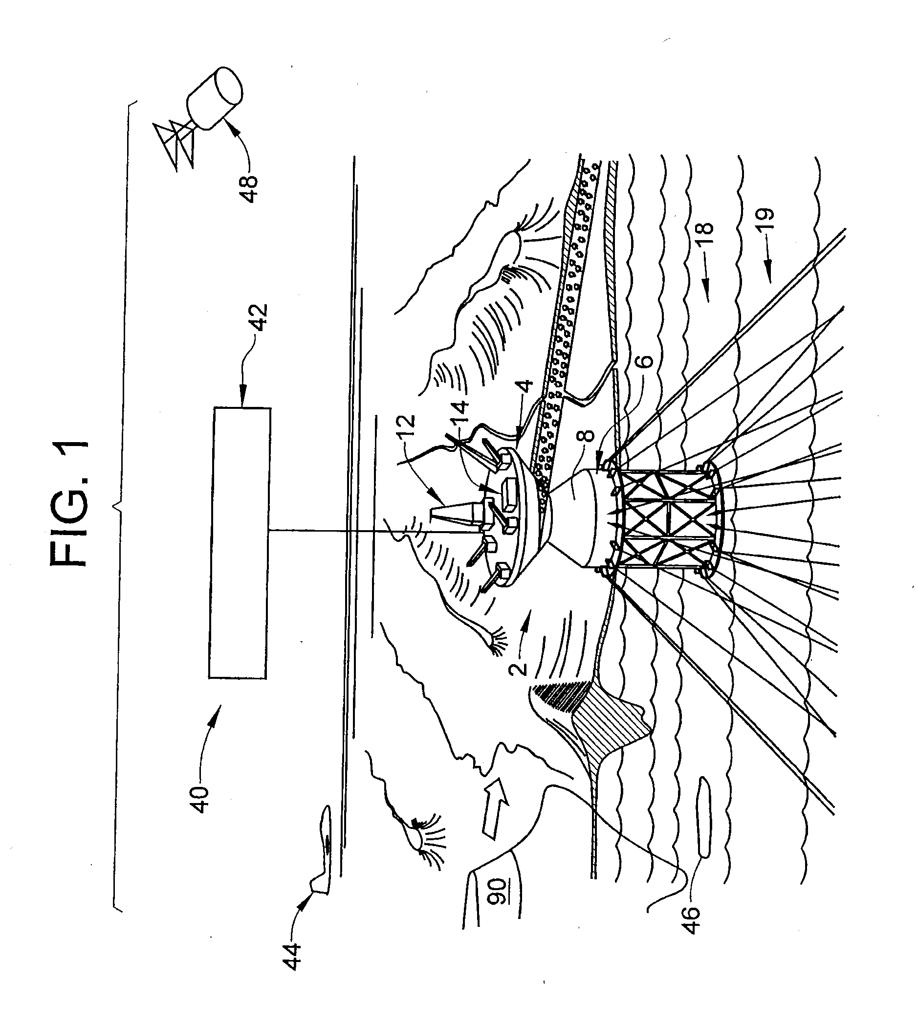 Ice alert system and method of evacuating an arctic floating platform from a hazardous ice condition