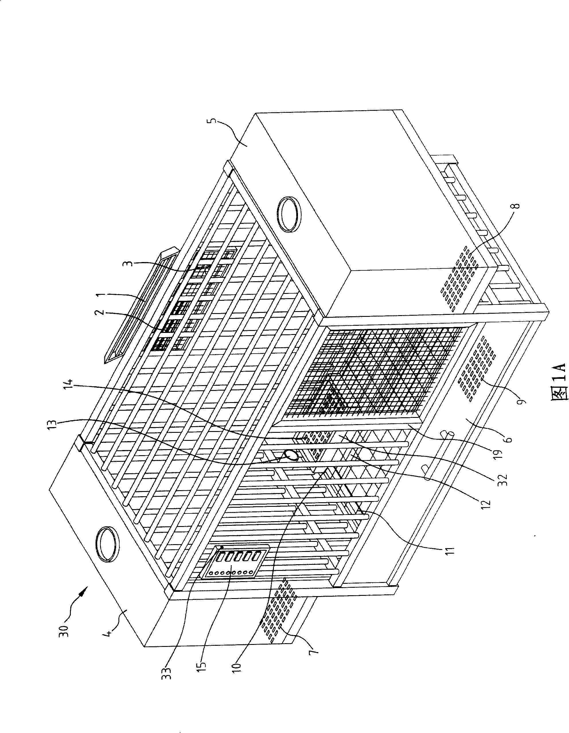 Pet cage capable of real-time monitoring