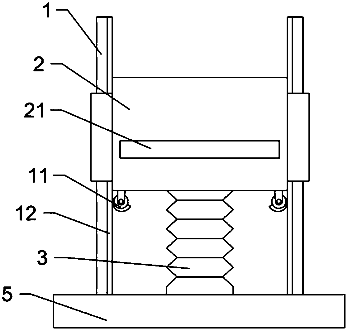 Projection device for BIM information