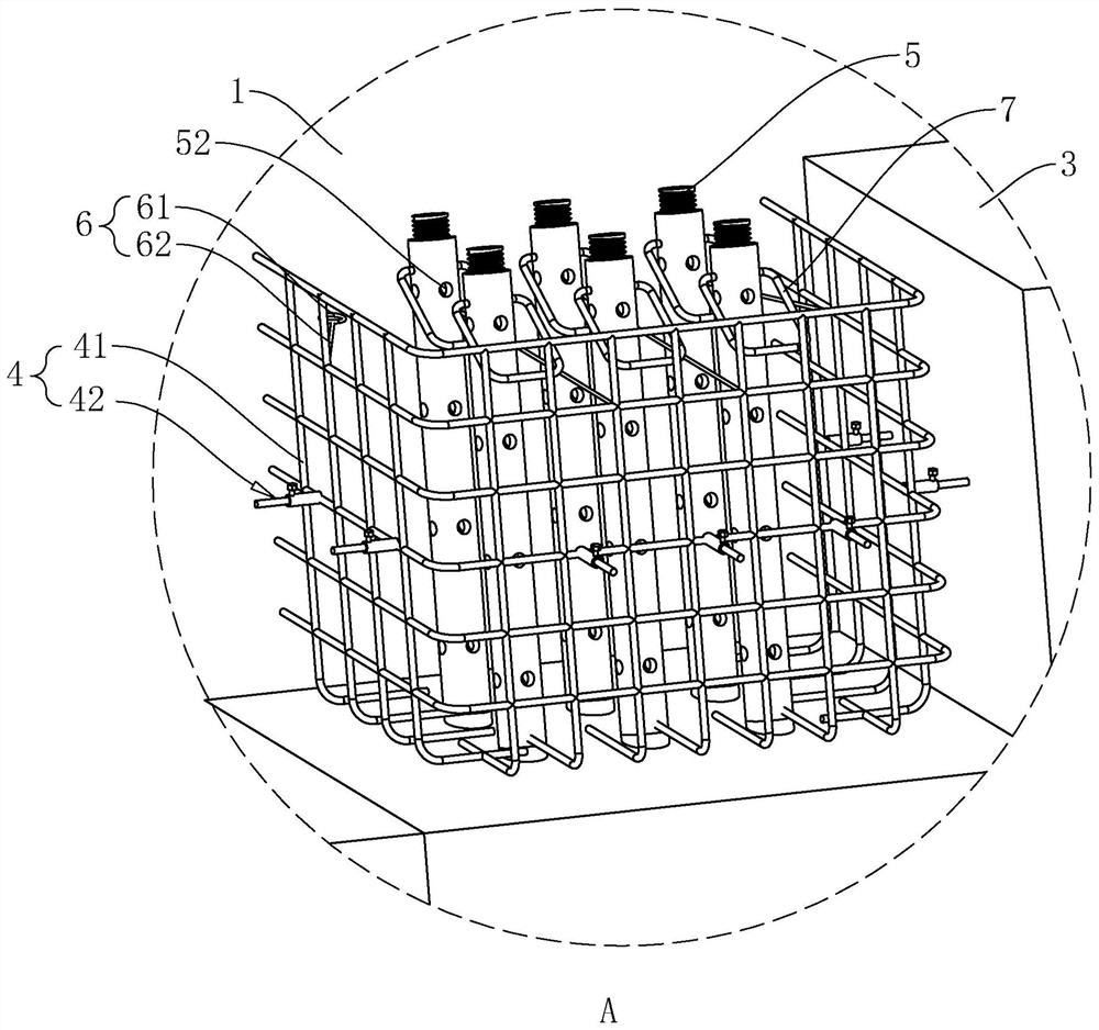 A kind of rockfill concrete masonry structure and construction method thereof