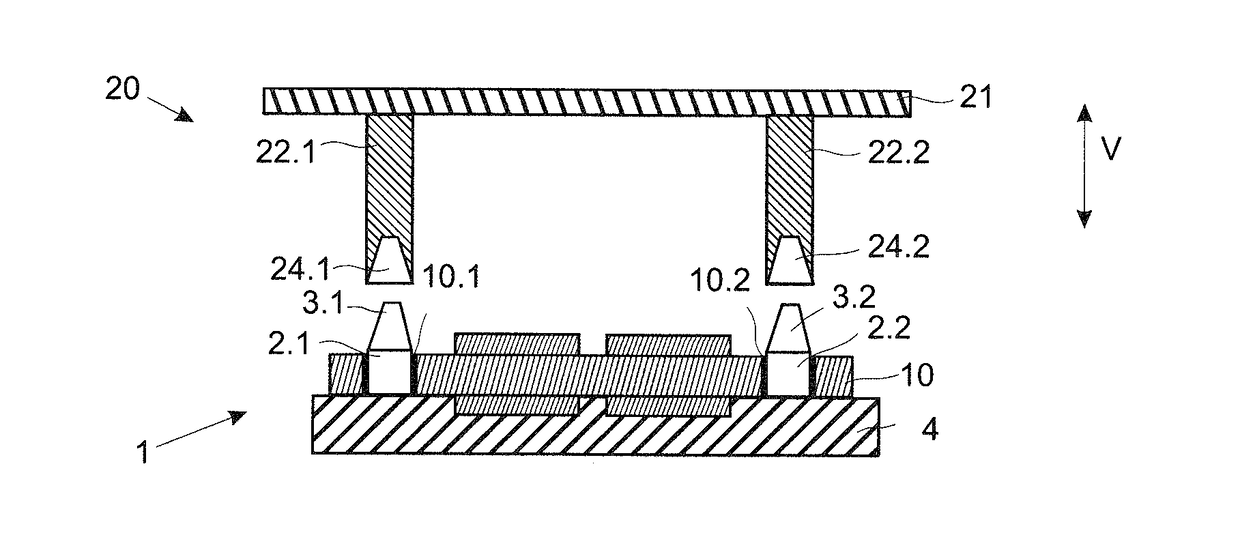 Positioning Member for Positioning a Semifinished Product, Method for Preparing the Semifinished Product, and Semifinished Product