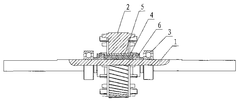 Low-noise rotating shaft