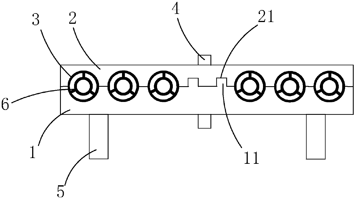 Communication cable positioning device