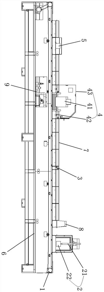 MEC curing and drying machine for material surface layer and using method of MEC curing and drying machine