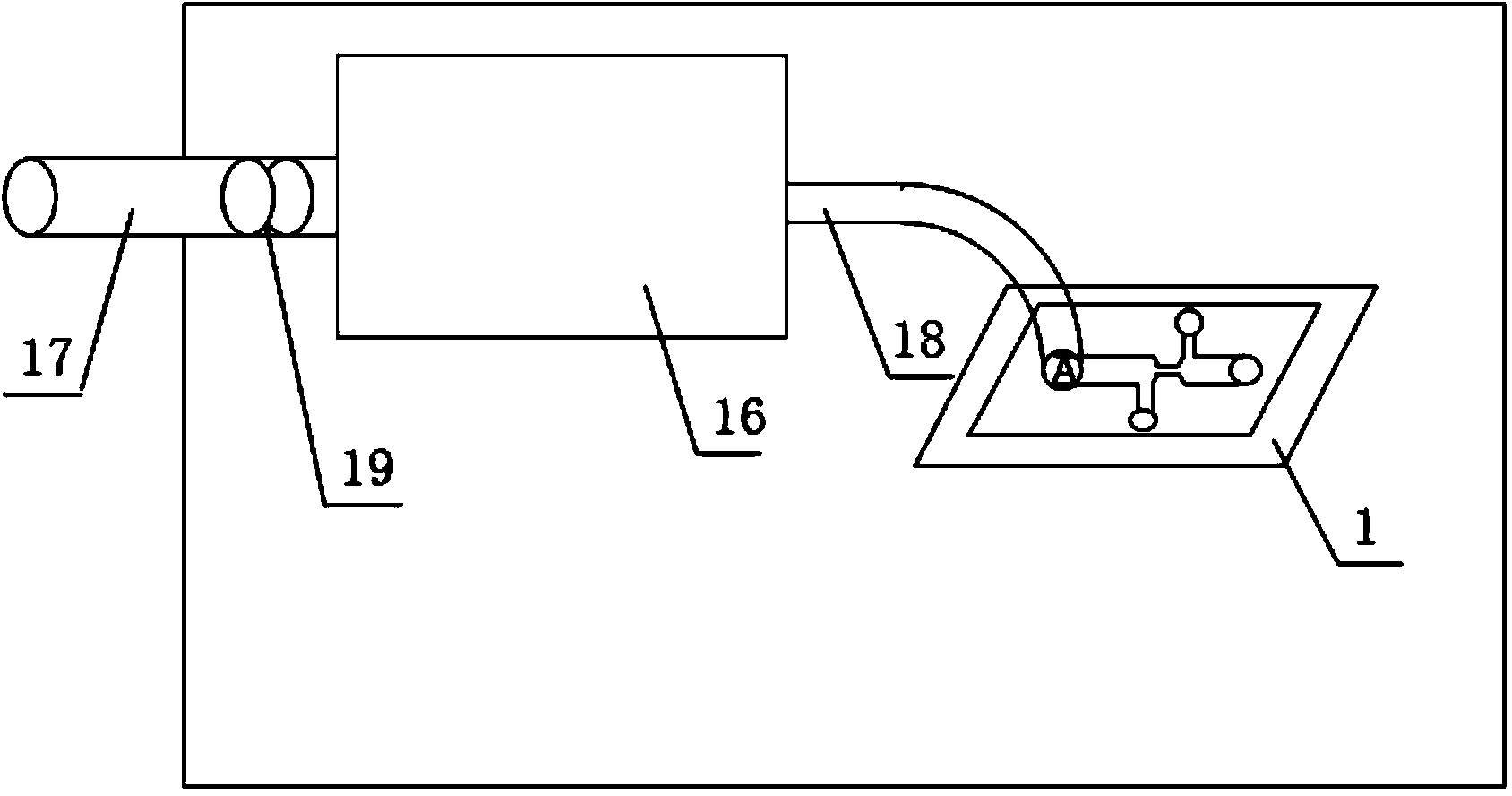 Device and method for detecting grain size of phytoplankton in seawater