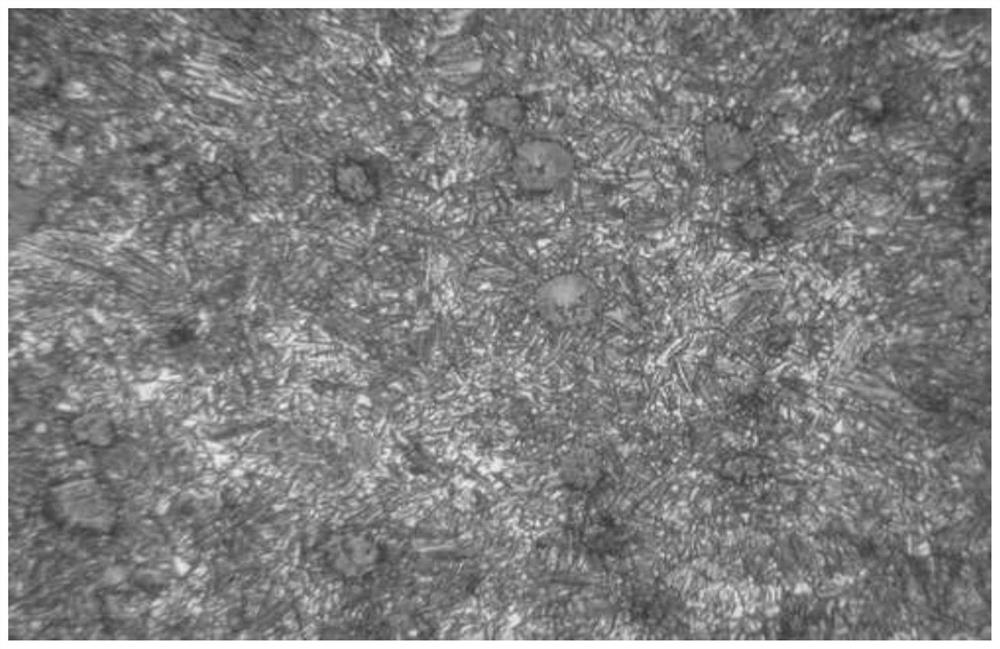 Self-hardening iron-based material for shear blade and preparation method of shear blade