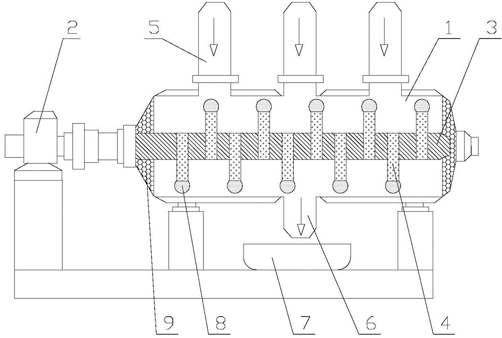 Vacuum rake drying equipment for chemical industry