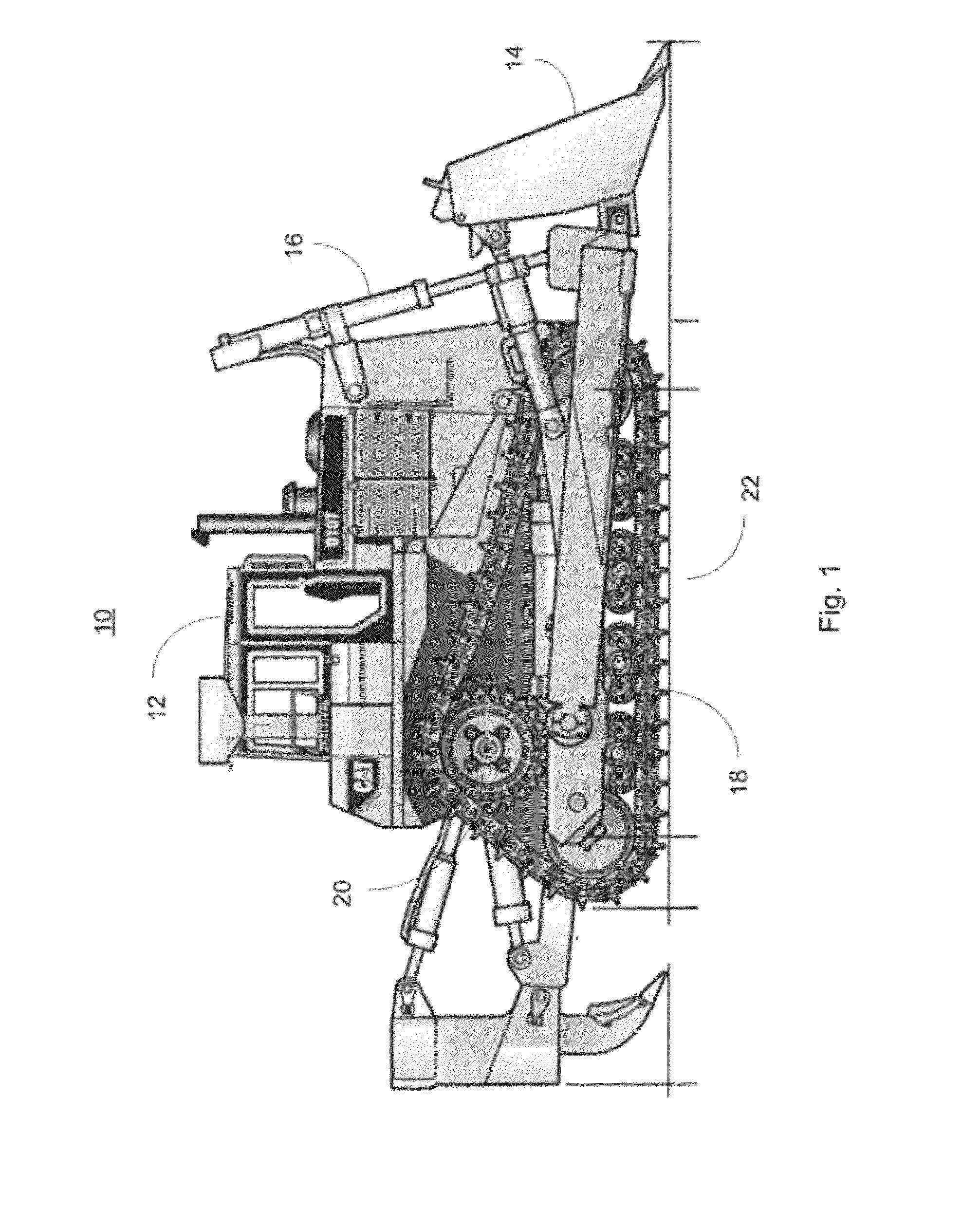 Real time pull-slip curve modeling in large track-type tractors