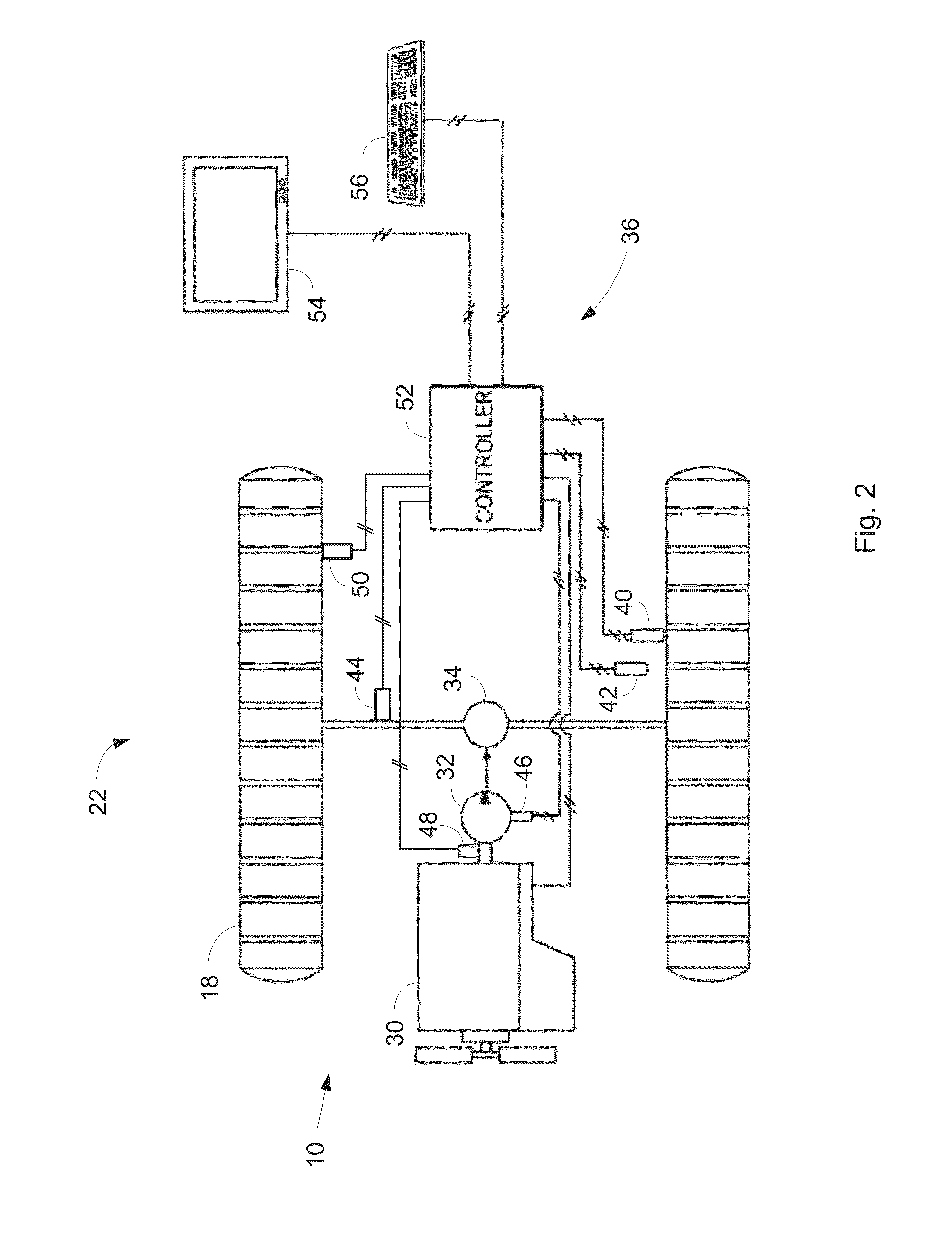 Real time pull-slip curve modeling in large track-type tractors