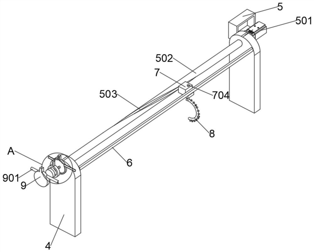 Spraying device for restoration of grassland ecological soil