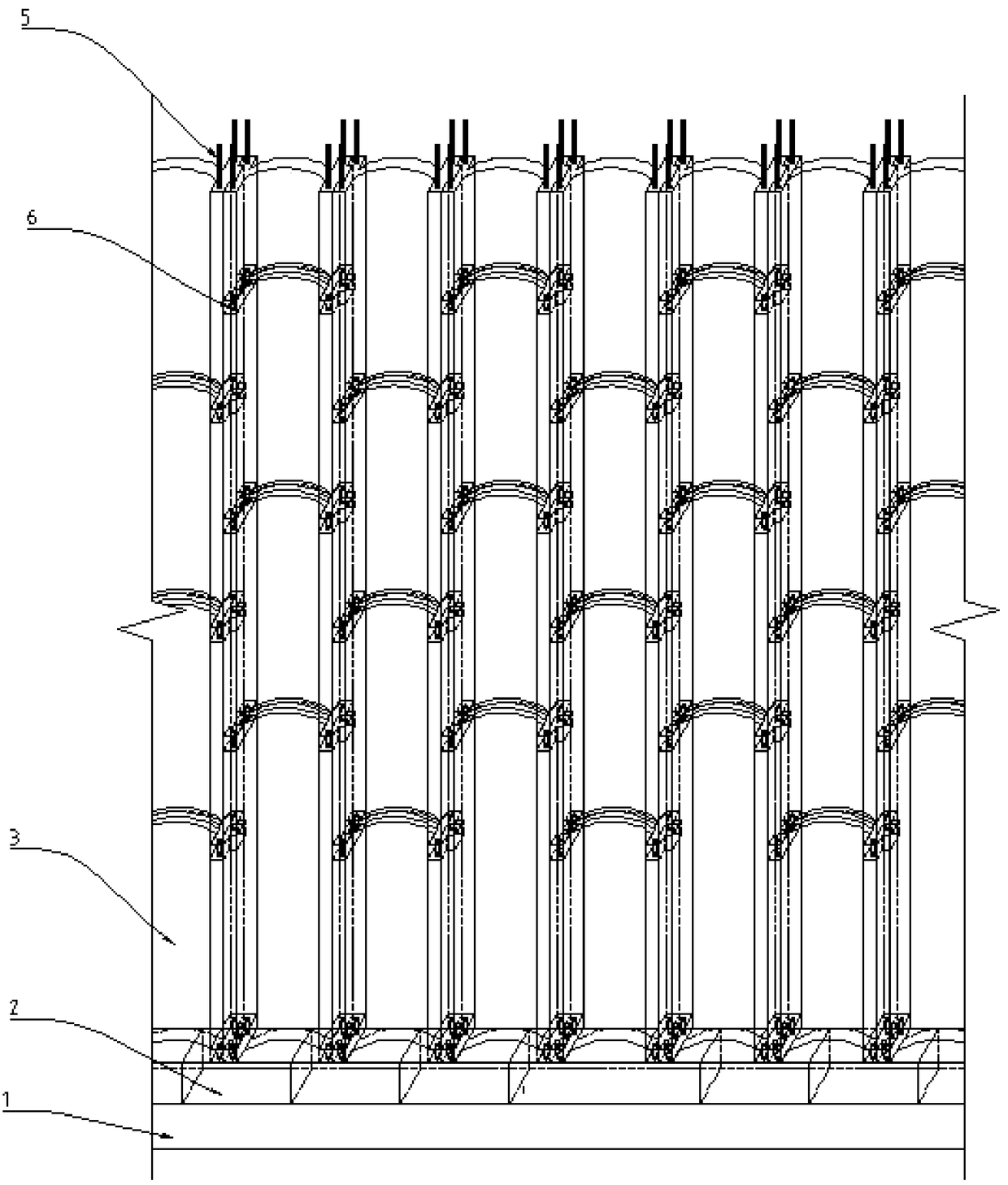 Prefabricated underground diaphragm wall capable of being integrally recycled, hanging tool and construction method