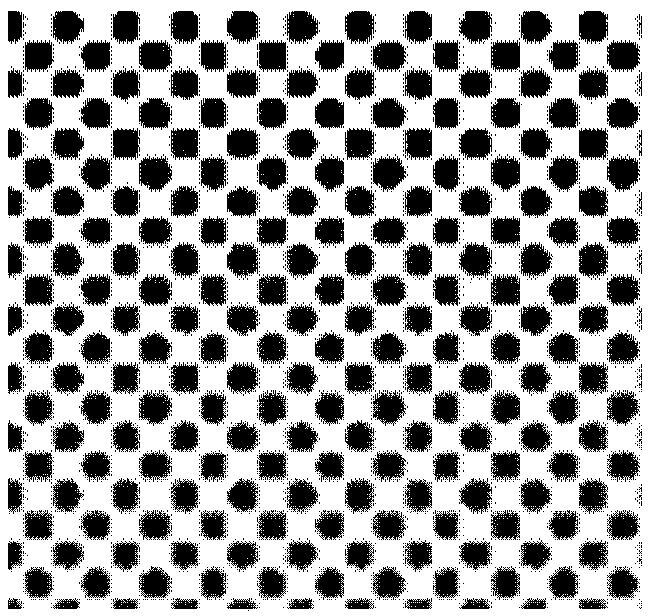 Reflective surface shape measuring method and apparatus based on two-dimensional optical lattice