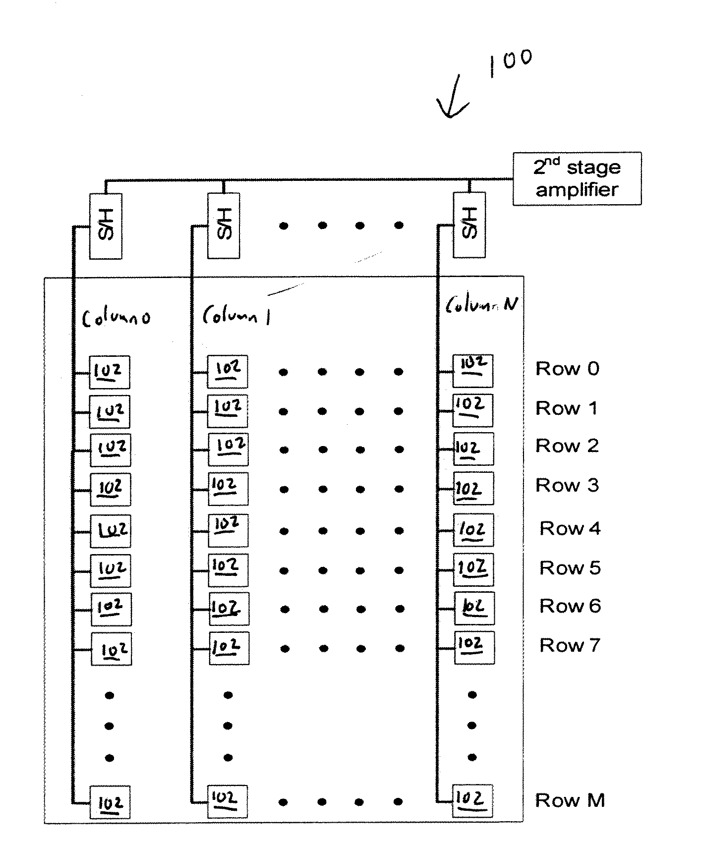 Image sensor with high dynamic range in down-sampling mode