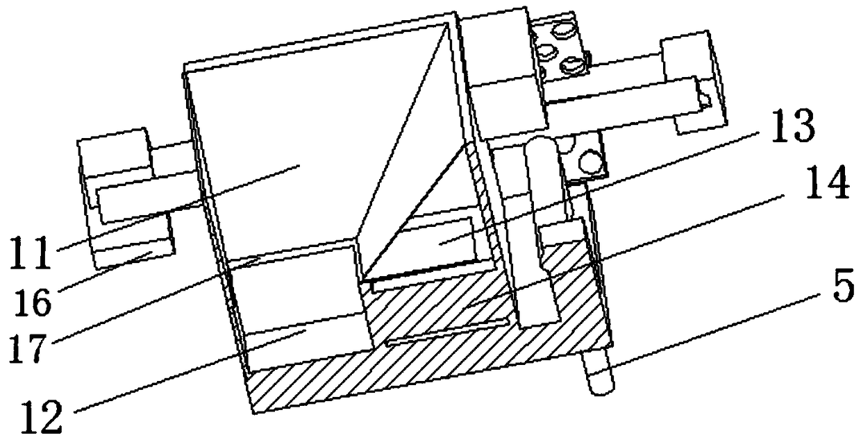 A centralized automatic feeding and aeration device for pond aquaculture