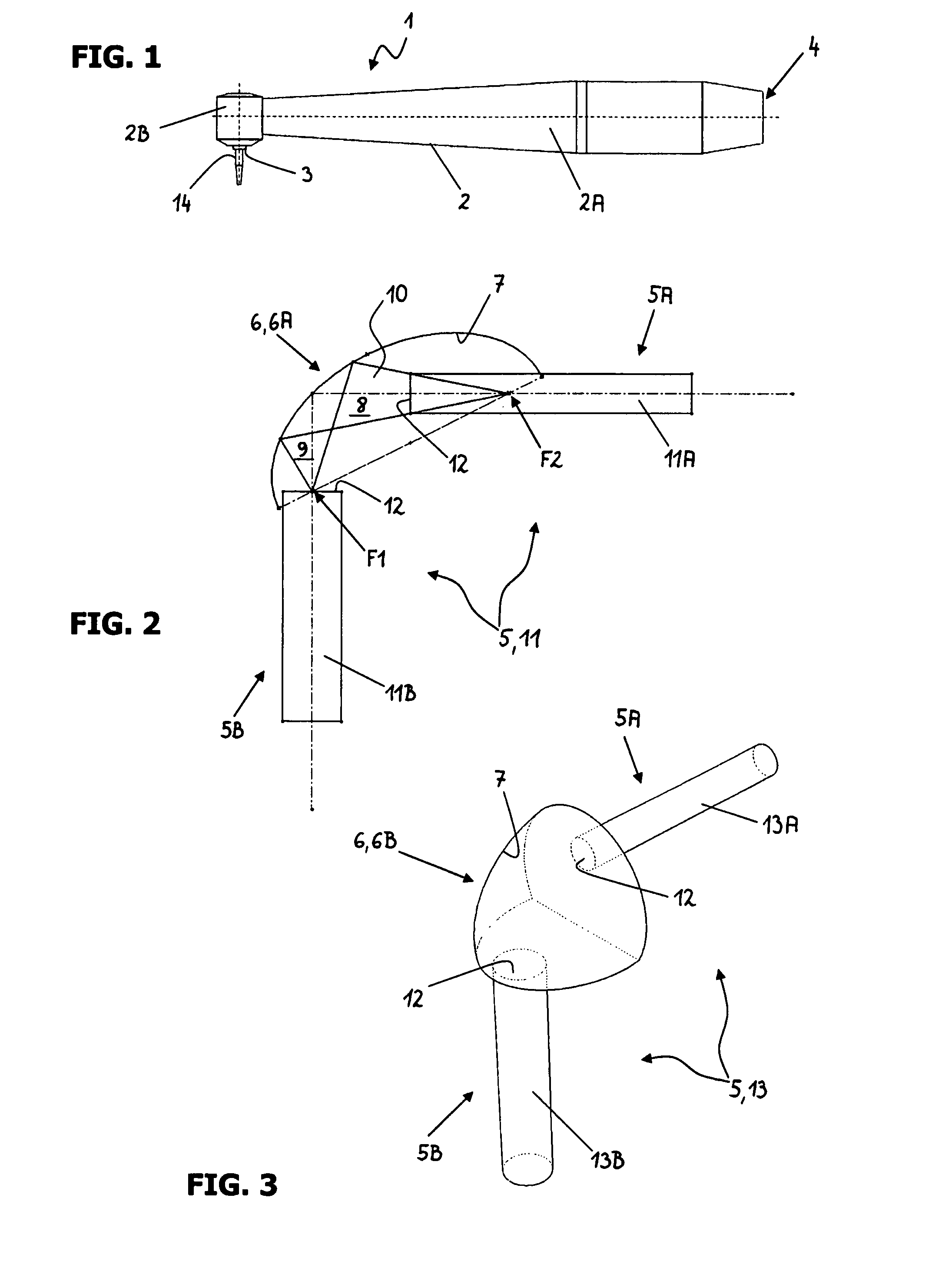 Medical or cosmetic hand-held laser device