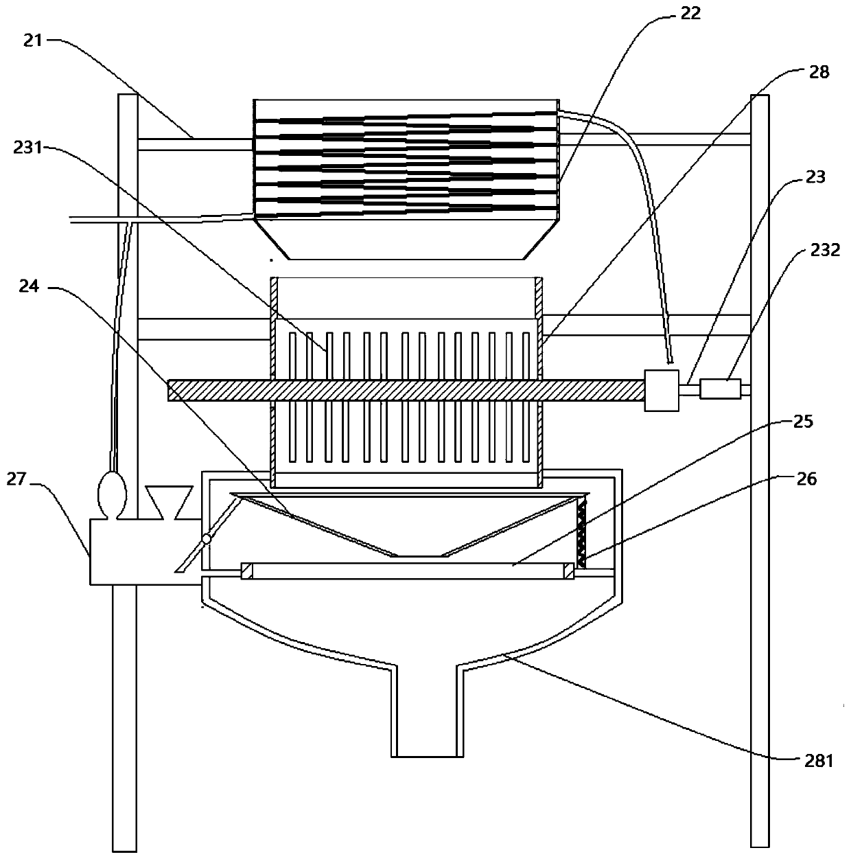 A large-capacity soil remediation system