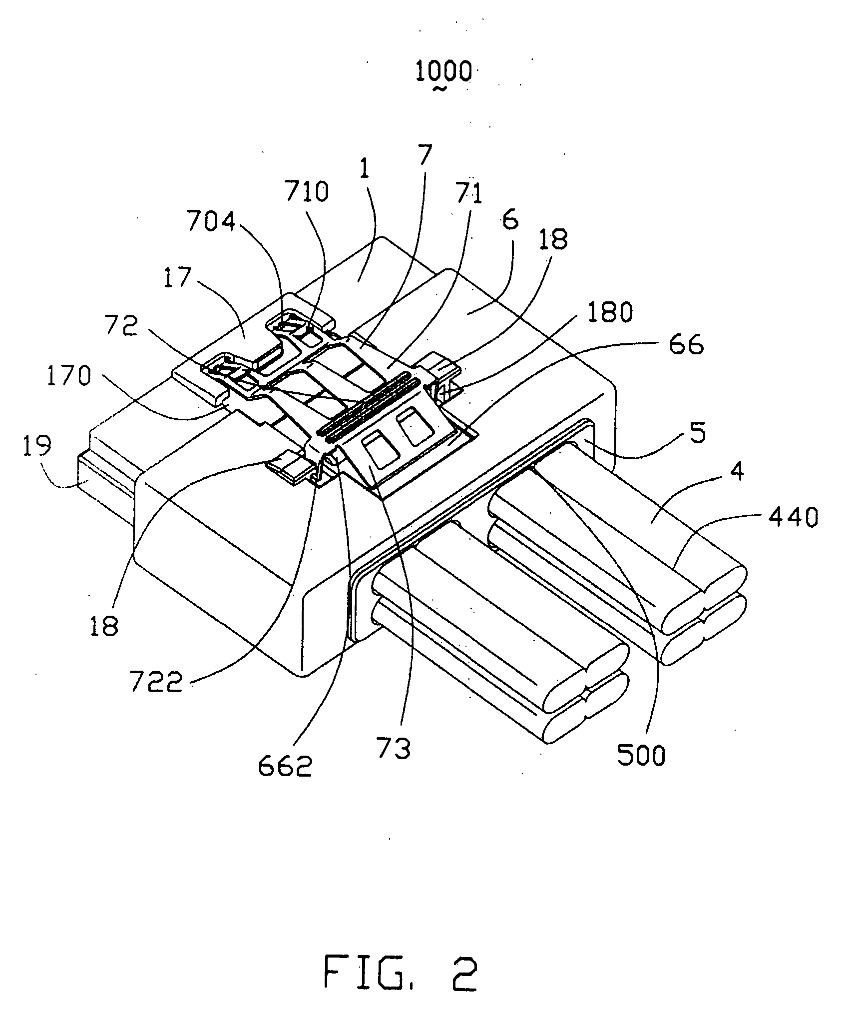 Serial ATA cable assembly with small size