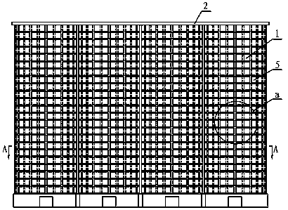 Connected concrete prefabricate combined bin and building method thereof