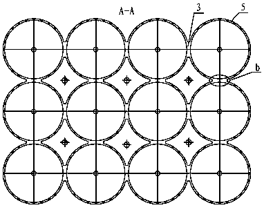 Connected concrete prefabricate combined bin and building method thereof