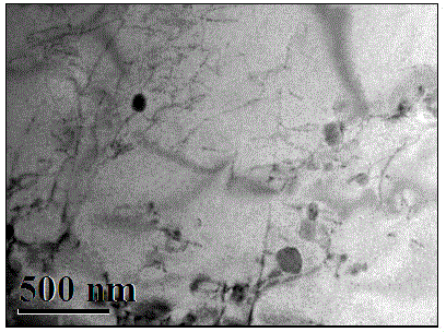 Thermal-cold cycling treatment method for high-speed train body structure material