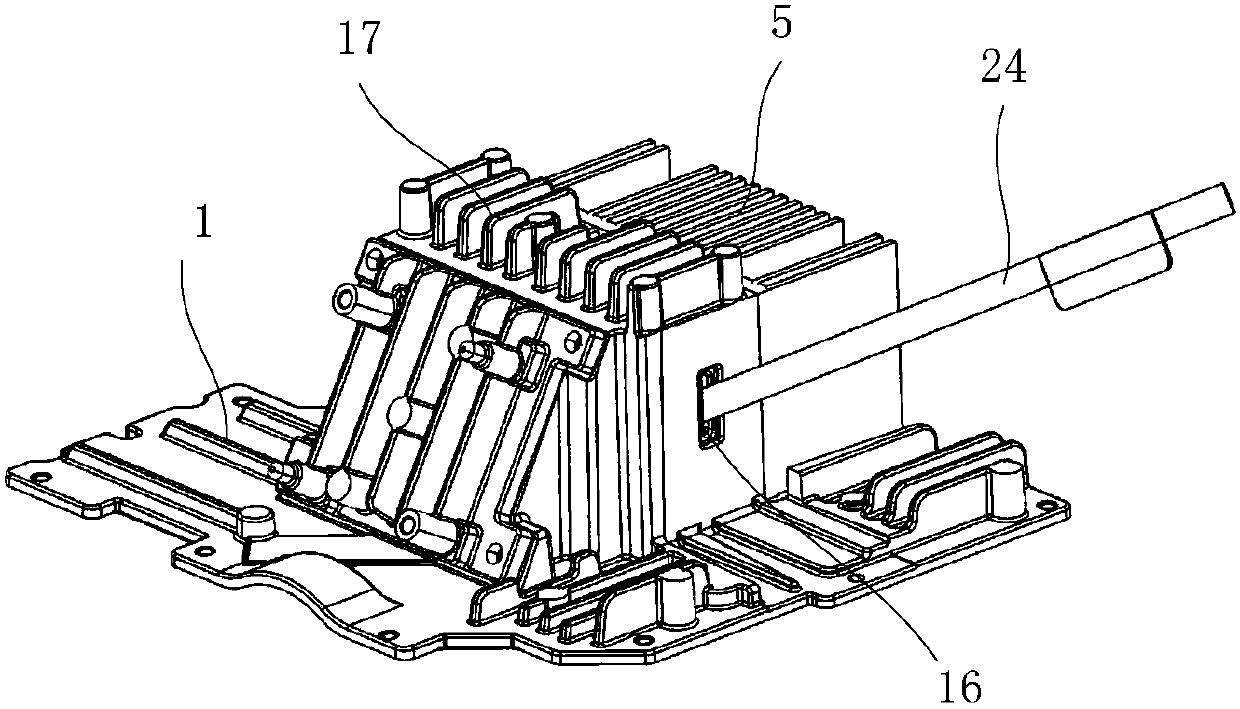 Fluorescent wheel fixing structure and laser projection device