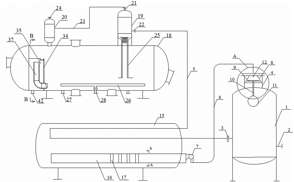 Crude oil separation system