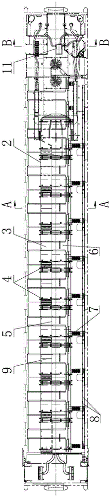 Air conditioning unit and air duct system for seating-sleeping dual-purpose rail vehicle